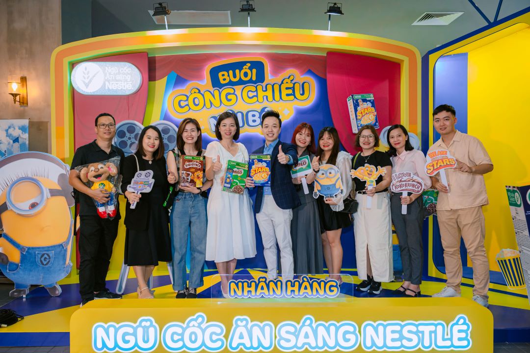 Nhãn hàng Ngũ cốc ăn sáng Nestlé tổ chức sự kiện ra mắt bộ phim Kẻ đánh cắp mặt trăng 4 tại Việt Nam